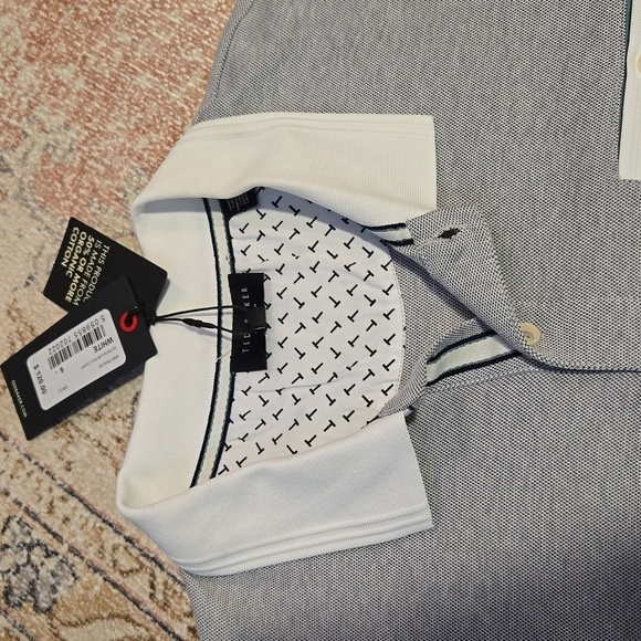 Ted Baker London Rancho Short Sleeve Polo Shirt -Ted Size 6 (US 44 or 2XL) - Picture 2 of 10